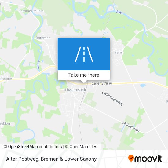 Alter Postweg map