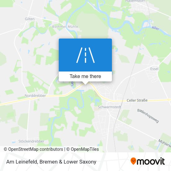 Am Leinefeld map