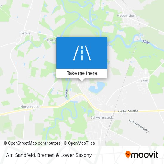 Am Sandfeld map