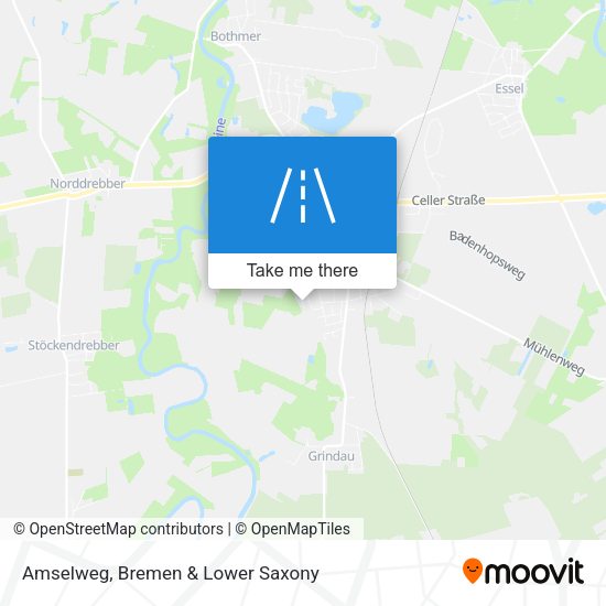 Amselweg map