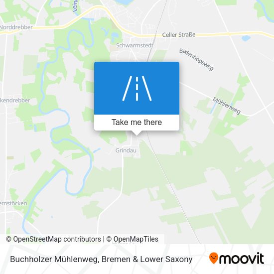Buchholzer Mühlenweg map