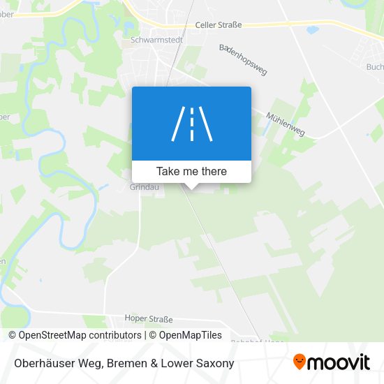 Oberhäuser Weg map