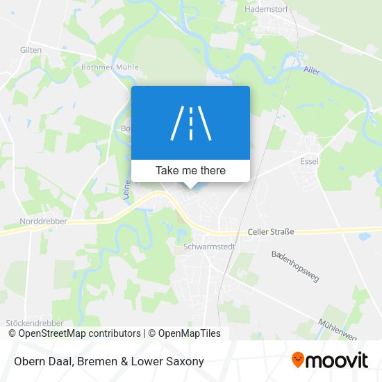 Obern Daal map