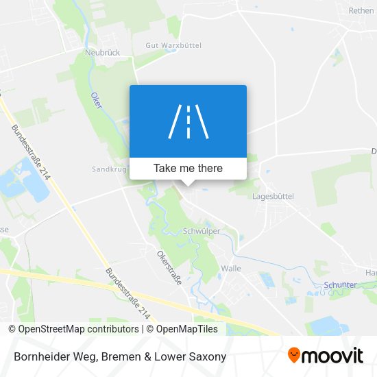 Bornheider Weg map