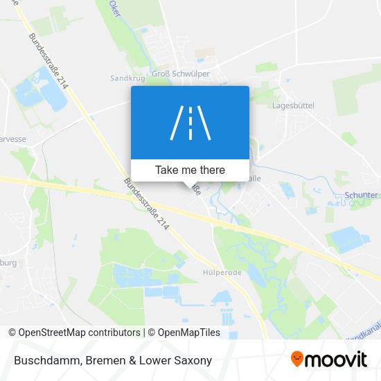 Buschdamm map