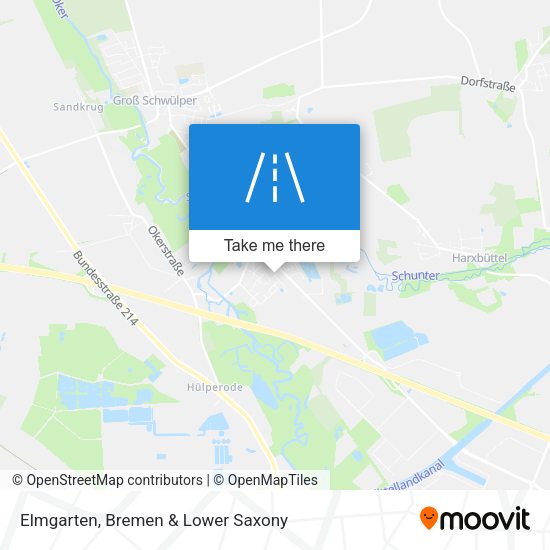 Elmgarten map