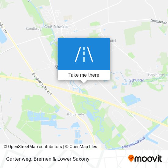 Gartenweg map