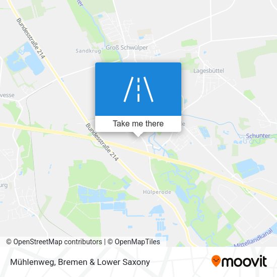 Mühlenweg map
