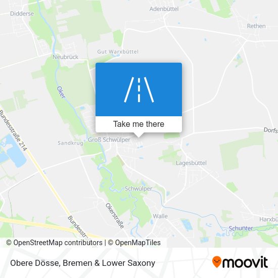 Obere Dösse map