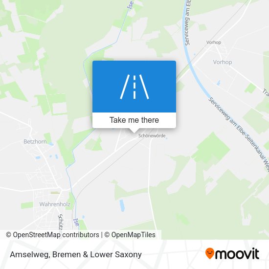 Amselweg map