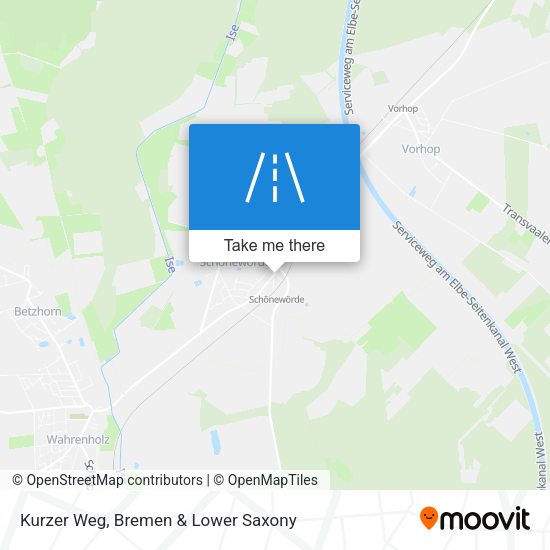 Kurzer Weg map