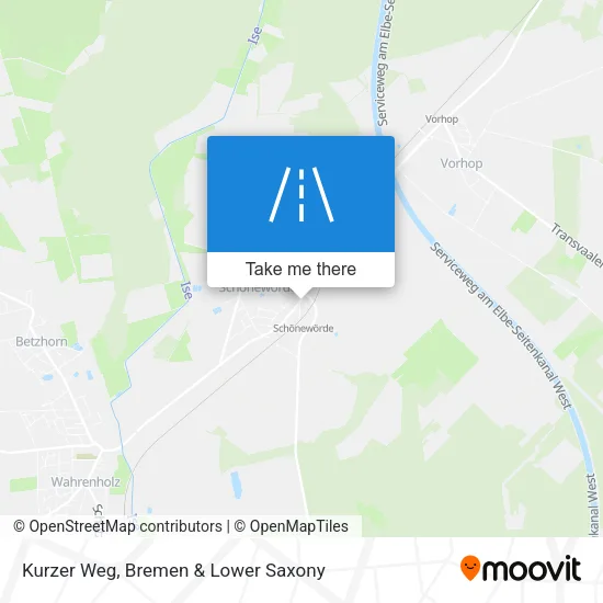 Карта Kurzer Weg