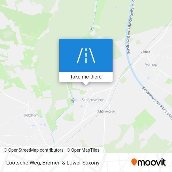 Lootsche Weg map