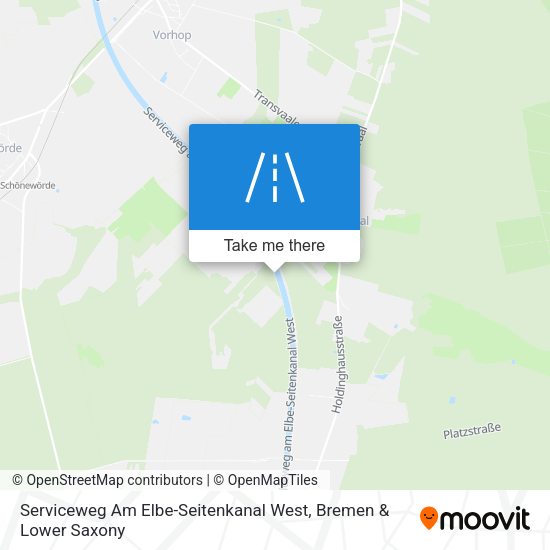 Serviceweg Am Elbe-Seitenkanal West map