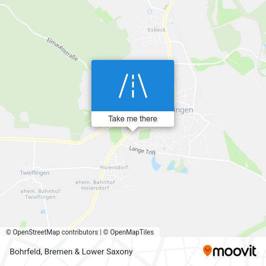 Bohrfeld map