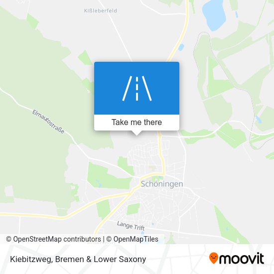 Kiebitzweg map