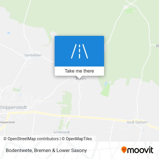 Bodentwete map