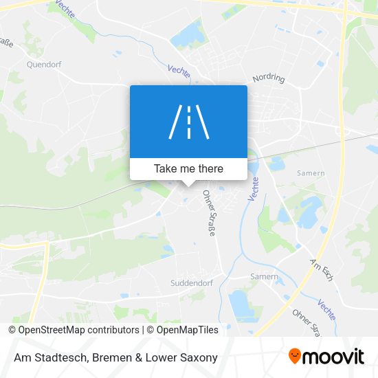 Am Stadtesch map