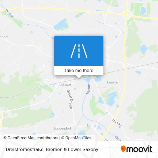 Dreiströmestraße map