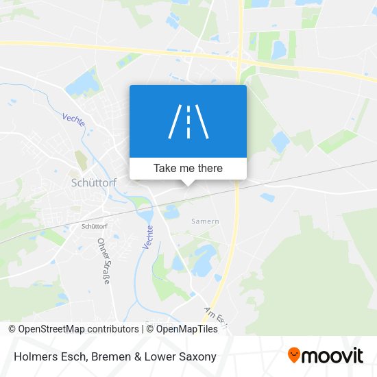 Holmers Esch map