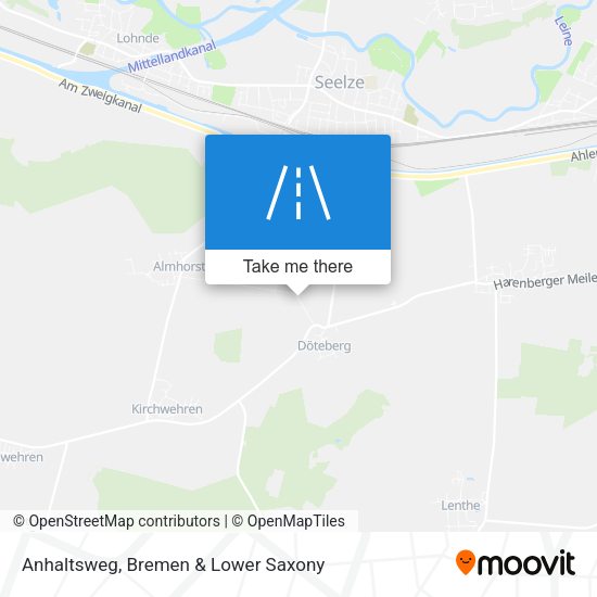 Anhaltsweg map