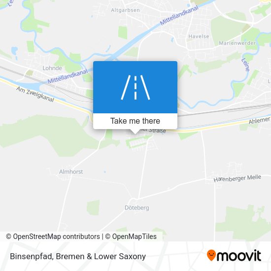 Binsenpfad map