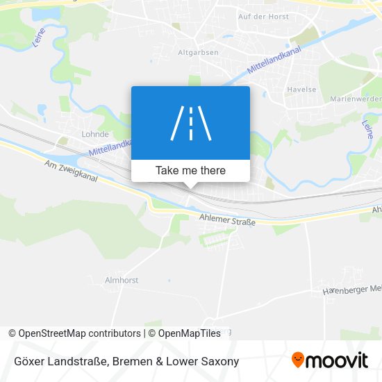 Göxer Landstraße map