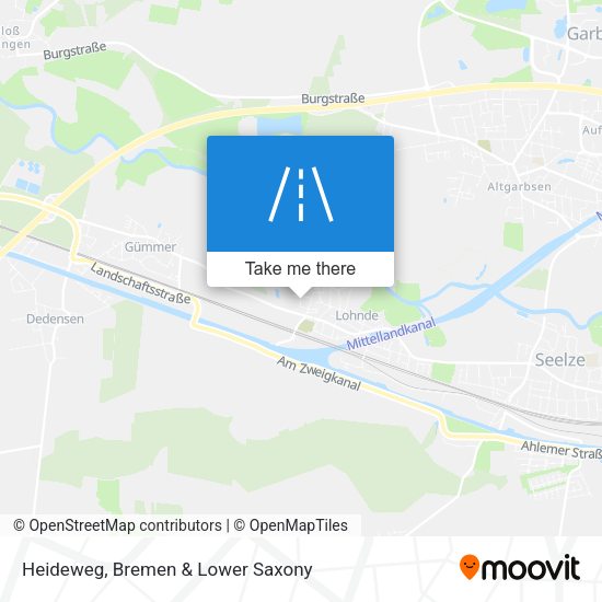 Heideweg map