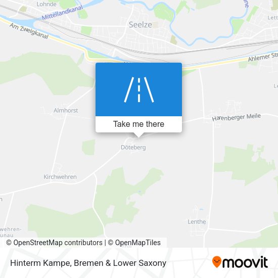 Hinterm Kampe map
