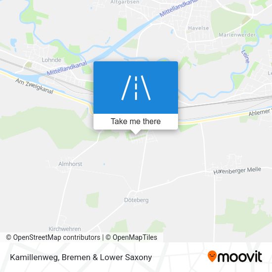 Kamillenweg map