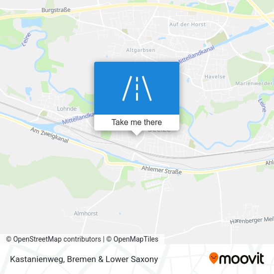 Kastanienweg map