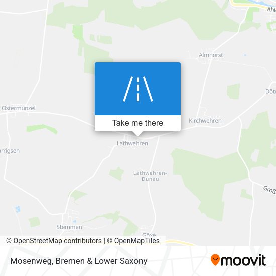 Mosenweg map