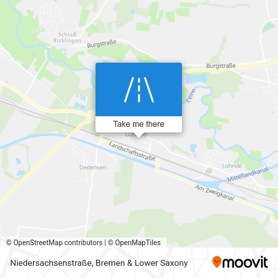 Niedersachsenstraße map