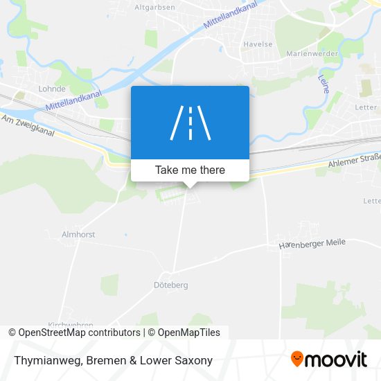 Thymianweg map