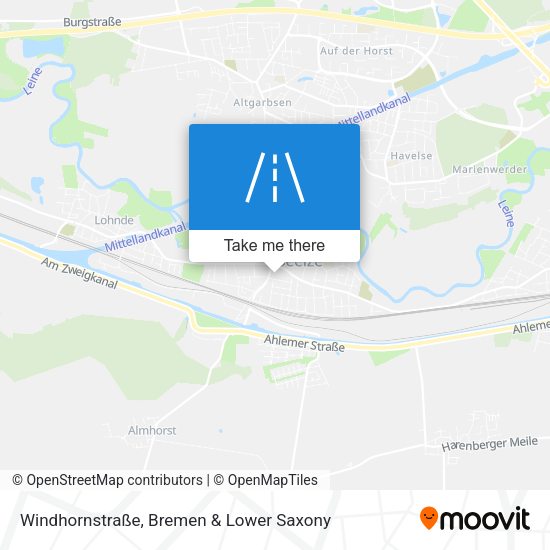 Windhornstraße map