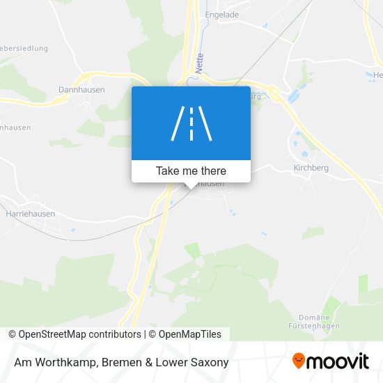 Am Worthkamp map