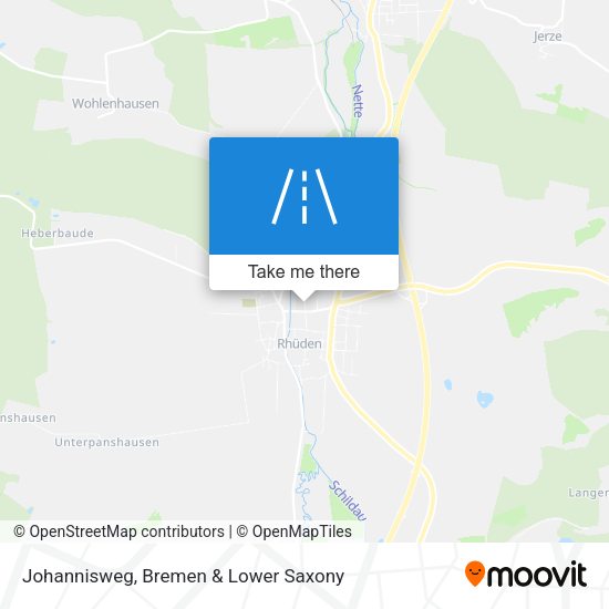 Johannisweg map