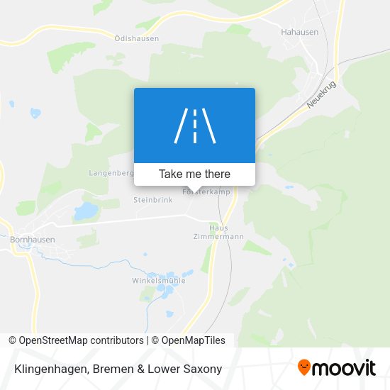 Klingenhagen map