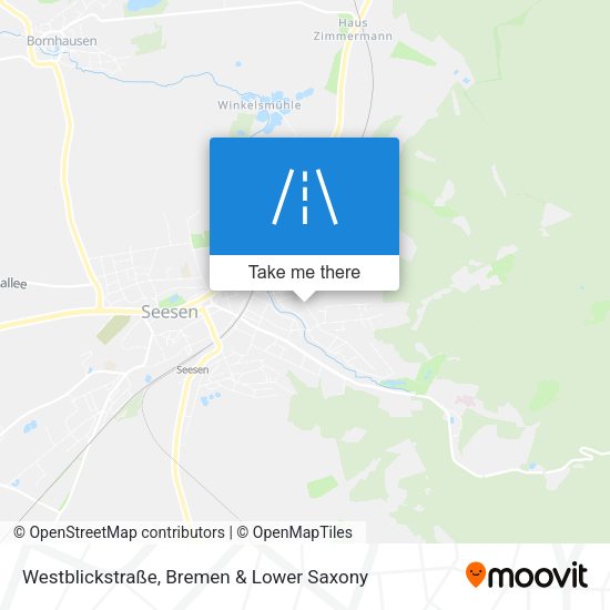 Westblickstraße map