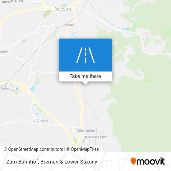 Zum Bahnhof map