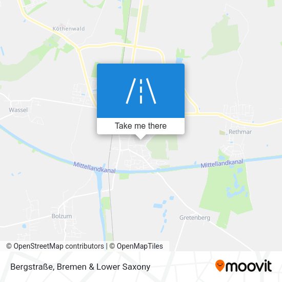 Bergstraße map
