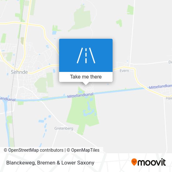 Blanckeweg map