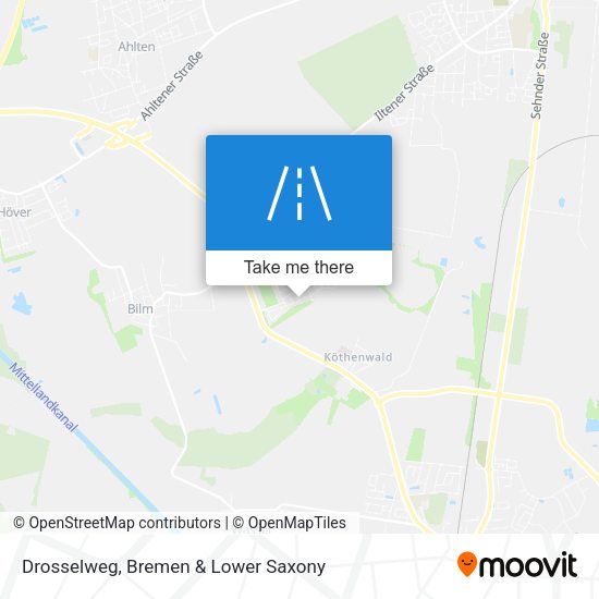 Drosselweg map