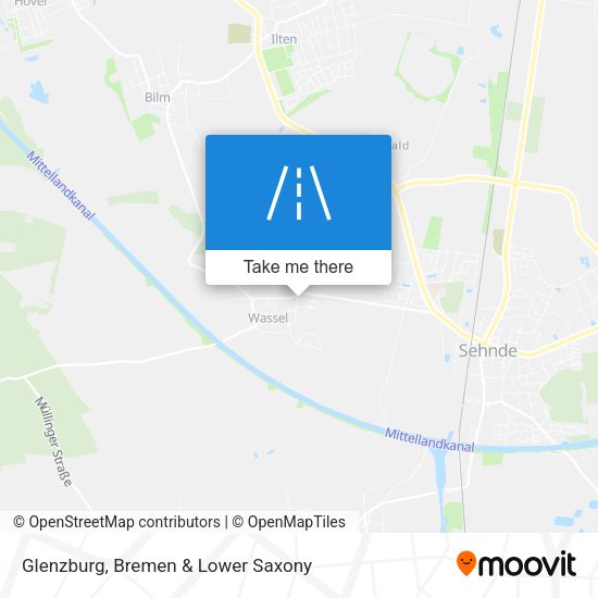 Glenzburg map