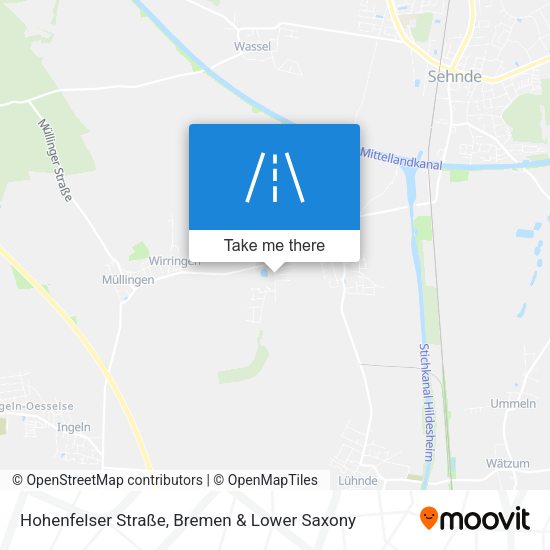Hohenfelser Straße map