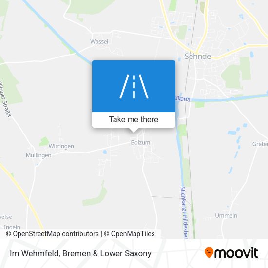 Im Wehmfeld map