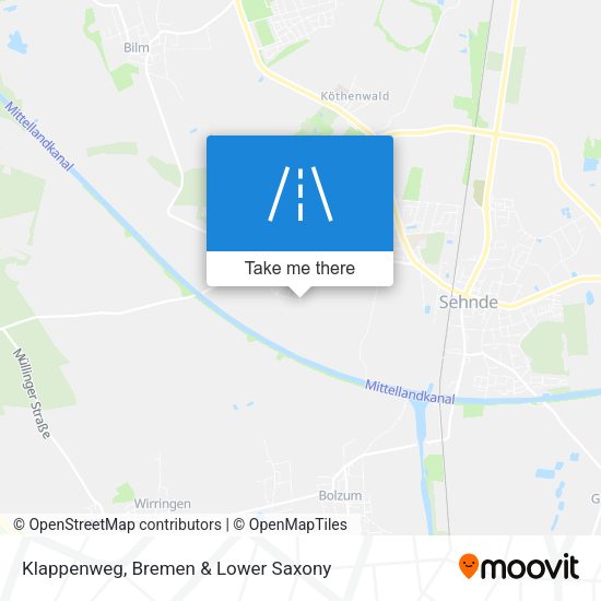 Klappenweg map