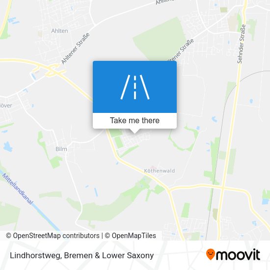 Lindhorstweg map