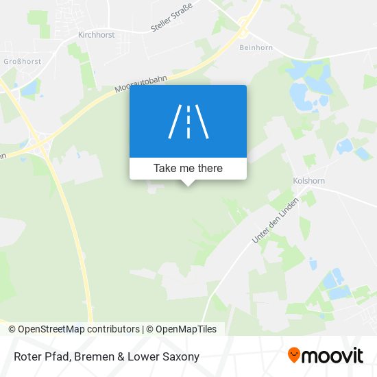 Roter Pfad map