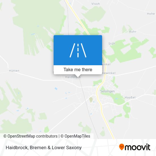 Haidbrock map